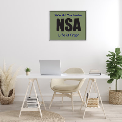 Got Your Number NSA, estampe numérique par LIC