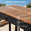 Patio Dining Set Table,