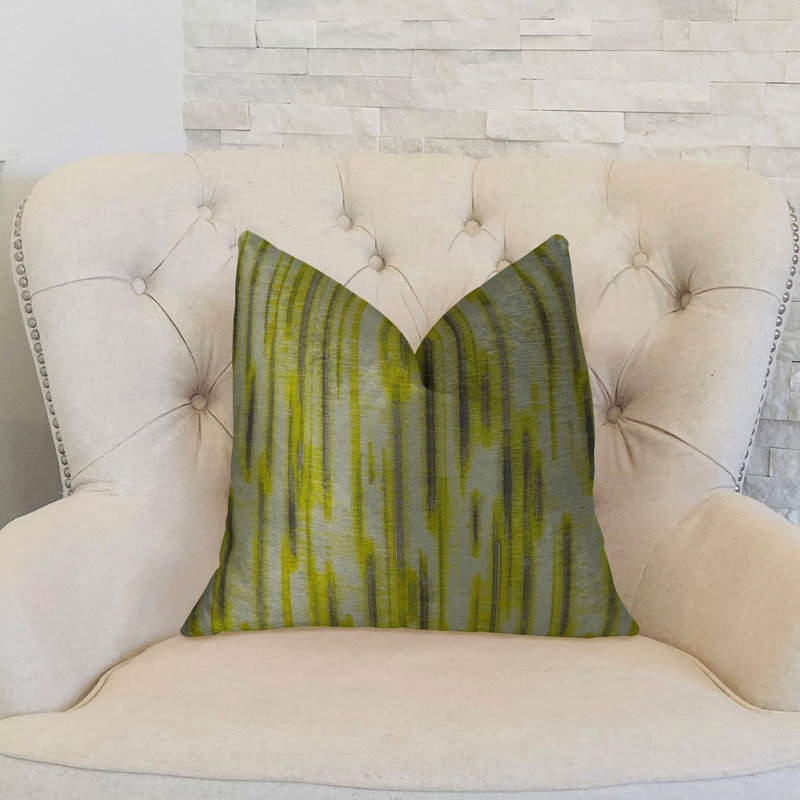 Pinceaux Applique Reversible Throw Pillow, 20" H x 36" W
