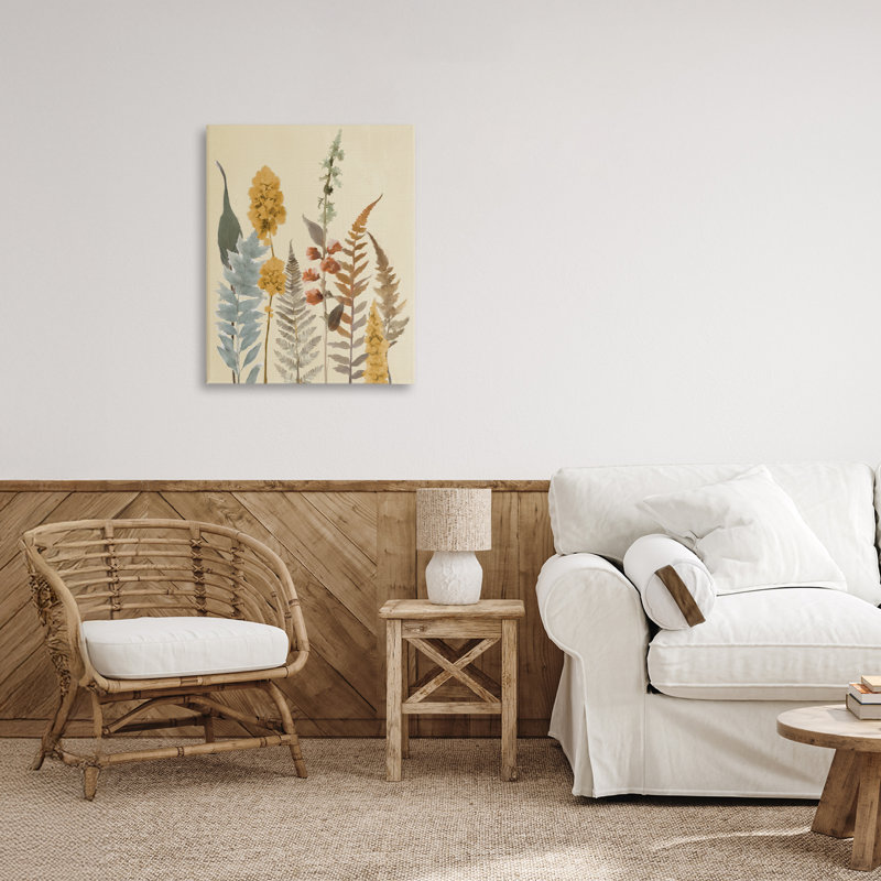 Plantes d'automne, toile par Elizabeth Medley, H 20 po x l 16 po
