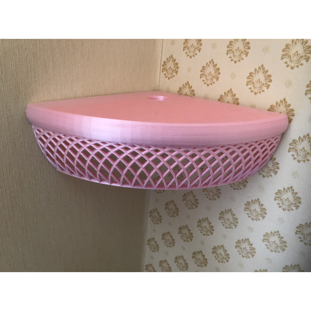 Small Corner Shelf With Fret