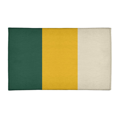 Vert forêt tissé à plat