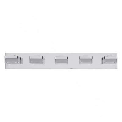 Luminaire de meuble-lavabo moderne en cristal DEL avec finition - applique murale pour salle de bain, luminaire élégant et stylé pour salle de bain, chambre à coucher ou couloir
