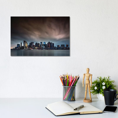 « Boston Skyline » par Miki Joven-reproduction de photo