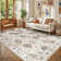 Bohemia Area Rug Non-slip Washable Soft Throw Large Carpet for Living Room Bedroom Dining Room Office