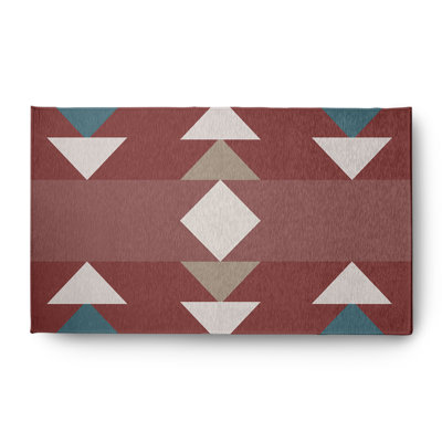 Chenille Geometric Indoor Rug