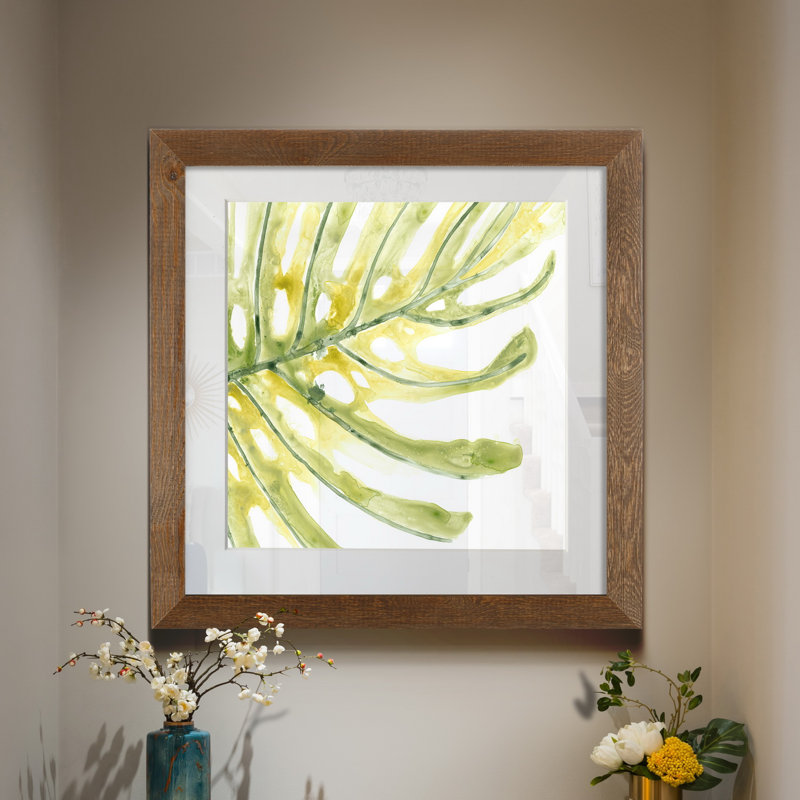 Verdant impressions IX, reproduction d’art, H 31,5 po x l 31,5 po x P 1,5 po, Impression encadrée érable