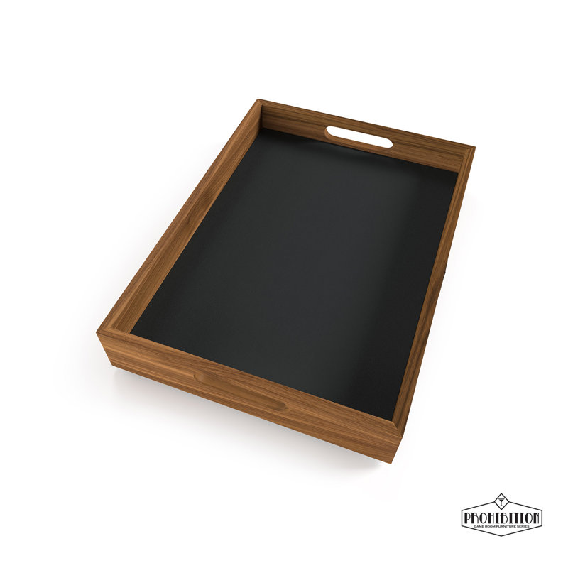 Plateau Prohibition Series par RAM Game Room, Noyer