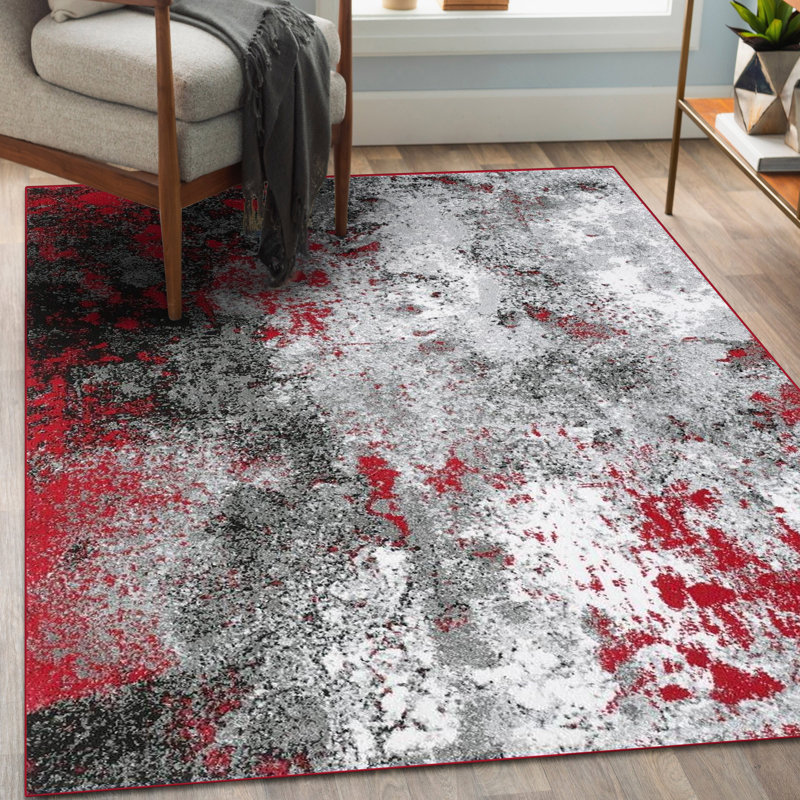 Abstract Indoor Rug, Rectangle 8' x 10'