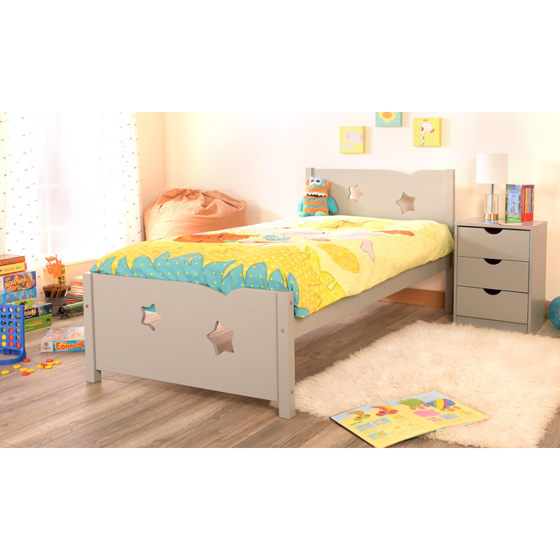 Cardenas Single (3') Bed Frames, Grey