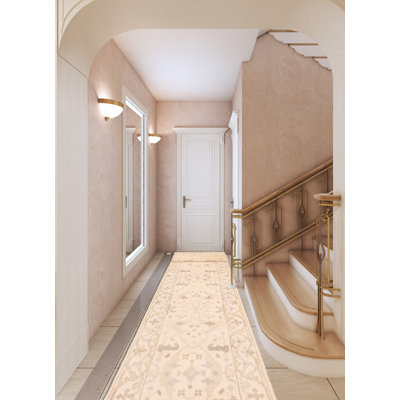 Royal Oushak Cream Rug 2'7" x 13'7"