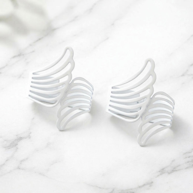 Embrasses de rideaux Angel Cuff, Blanc