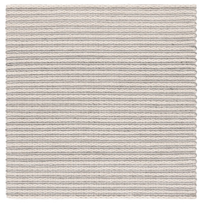 Tapis ivoire / argenté en laine et coton touffeté à la main Nowaczyk