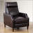 Biscoe Push Back Recliner - Burnished Brown-1471808848-1471808853