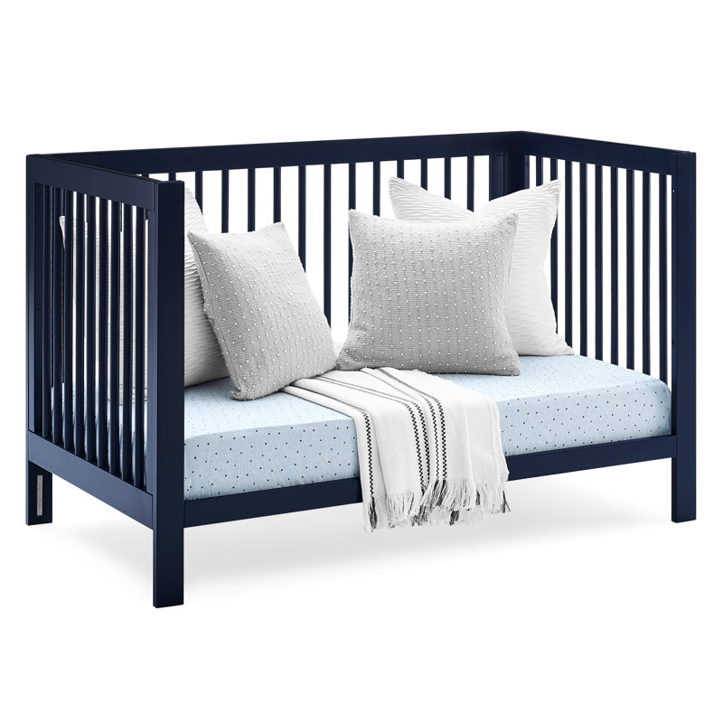 Charlie 5-in-1 Convertible Crib, Navy