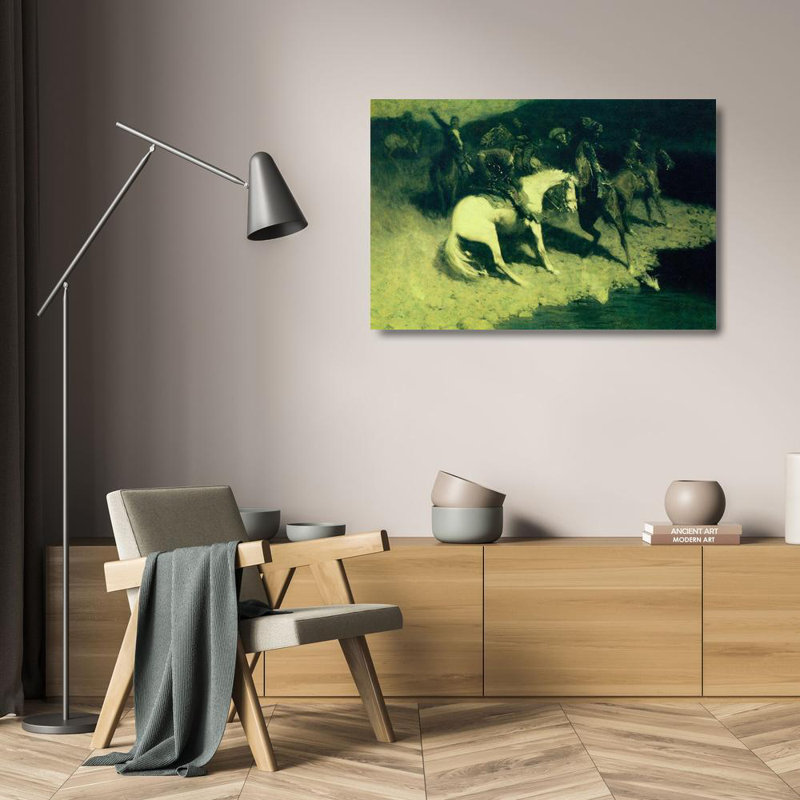 Art sur toile tendue avec la galerie Red Barrel Studio® Remington, Frederic, H 17 po x l 24 po