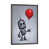 Dark Rustic Wood Framed Canvas is out of stock
