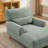 Jazier Upholstered Chaise Lounge with Adjustable Backrest-882745176
