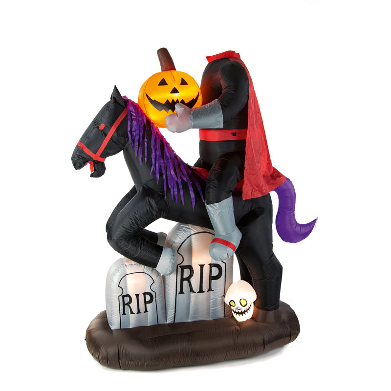 2m Halloween Headless Horseman Inflatable