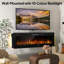 YODOLLA Black Electric Fireplace Insert-109700458