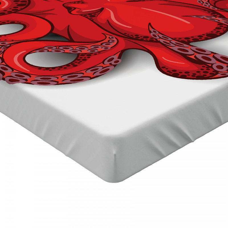 Drap-housse en microfibre Octopus, Drap-housse grand