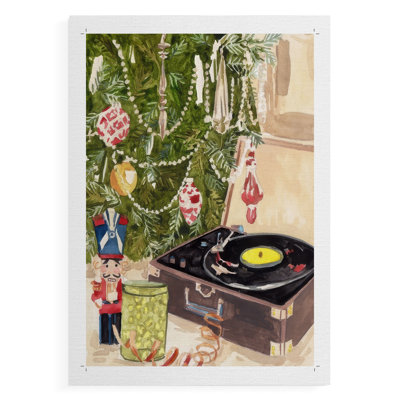 Home Sweet Christmas I -Canvas Print Only - NOT FRAMED