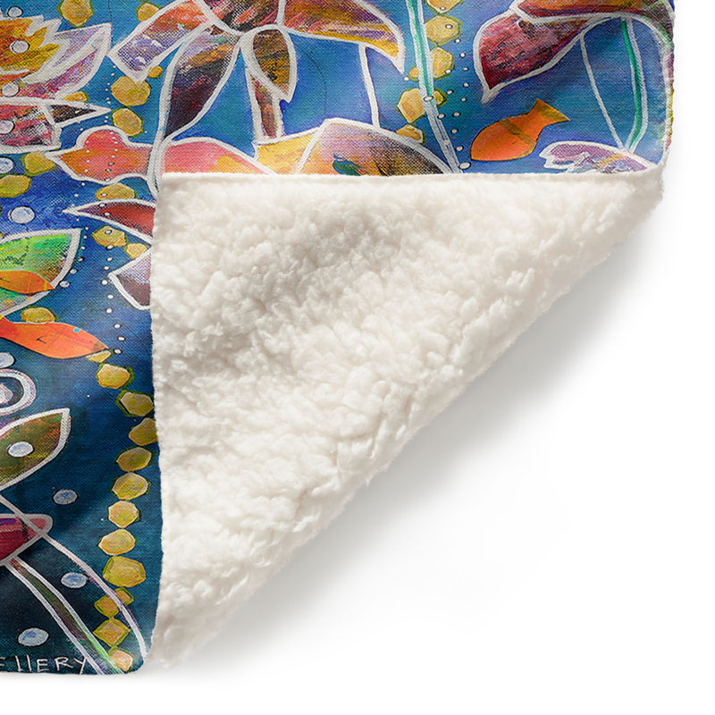 Couverture sherpa doux imagine, l 51 po x L 60 po