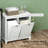 Laundry Hamper Cabinet with Anti-Toppling Security Design