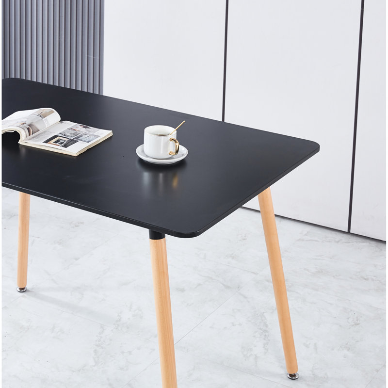 Table de 115 x 75 x 75 cm - composition, structure en métal idéale pour la salle à manger et la structure de bureau