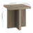 Boden 22" Wide Square Side Table in Alder-74373863
