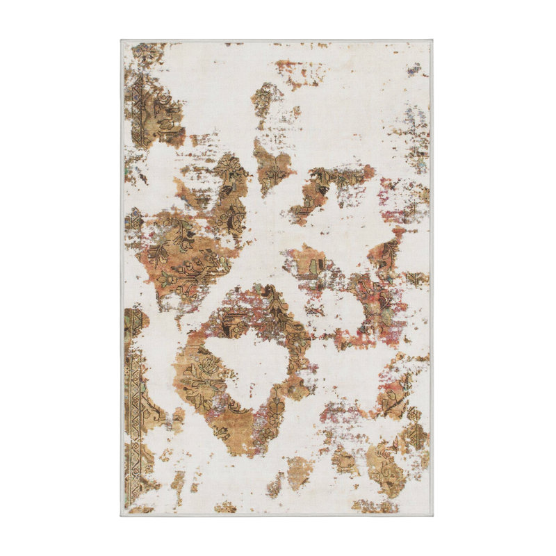 Abstract Indoor Rug, Runner 2' x 5'