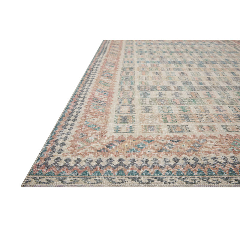 Alameda Oriental Indoor Rug, Square 1'6'' x 1'6''