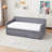 Twin Upholstered Daybed Frame with Trundle-2012325978