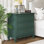 Commode 3 tiroirs H 31,5 po x l 31,5 po Blane