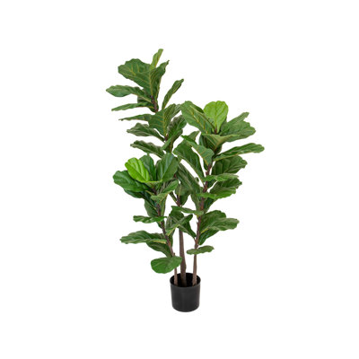 Faux Fiddle Leaf Fig Tree in Pot Liner