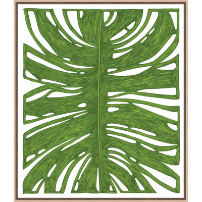 Botanicus Monstera 1 Framed Acrylic Painting Print Canvas