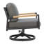 Chaise pivotante Rosabel Koleso - gris