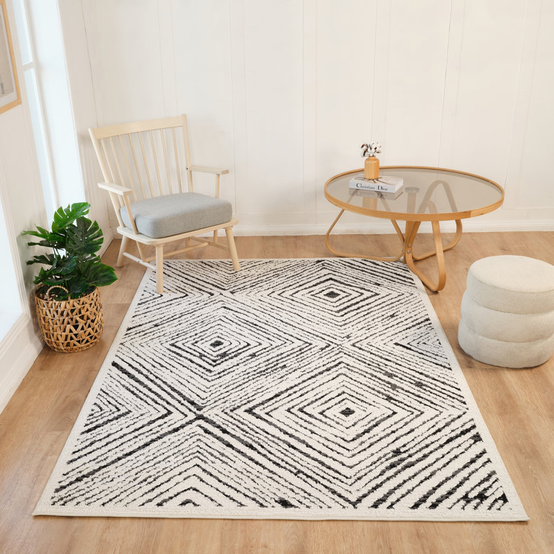 Odena Collection Transitional Abstract Area Rug, Rectangle 2' x 3'