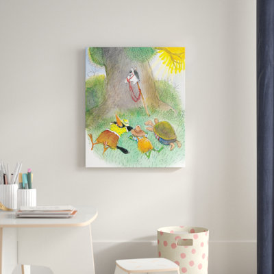'Sweet Nap' Print on Wrapped Canvas