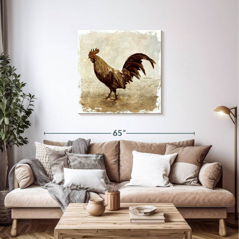 Crowle Rooster, 36" H x 36" W
