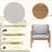 Thane 3 - Piece Acacia Wood Patio Outdoor Conversation Set With Cushions
