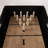 American Legend 9' Brookdale LED Shuffleboard Table with Bowling