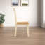 Ensemble de table de salle à manger en bois massif Alissah avec 2 chaises Whitley