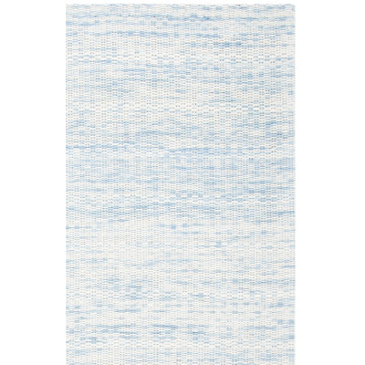 Aon Handwoven Wool Blue/Ivory Area Rug