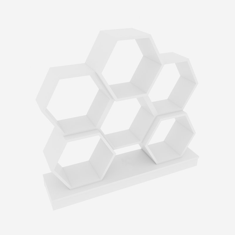 Damuel Bookcase, White