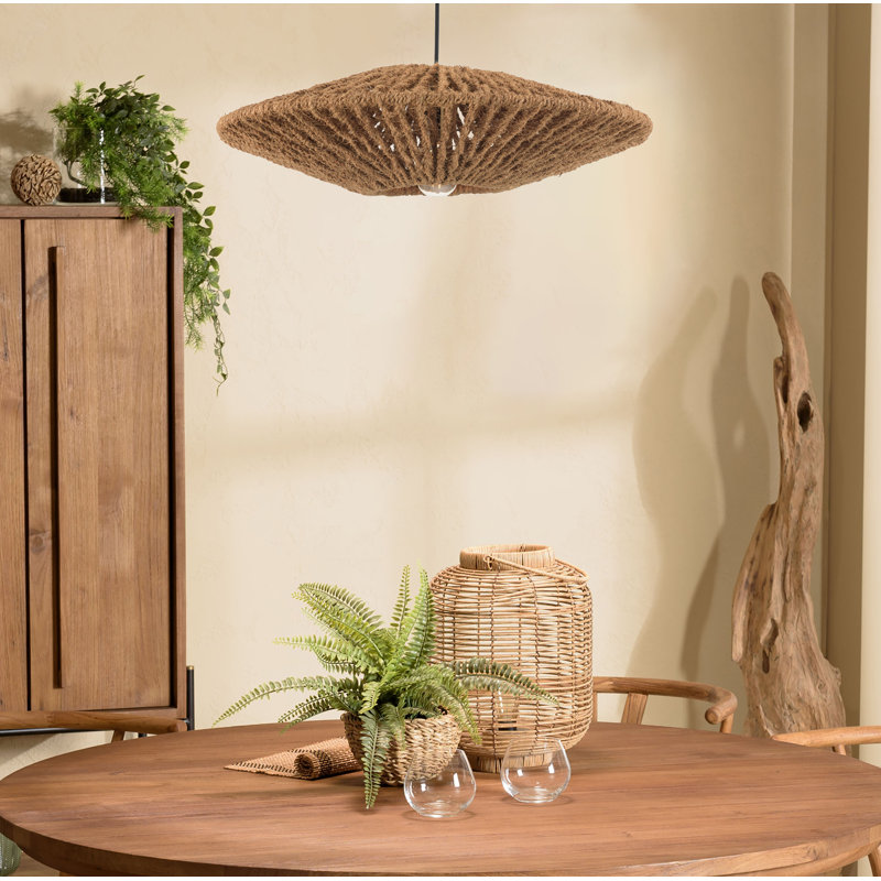Amania 1 - Light Natural Pendant, 17cm H x 60cm W