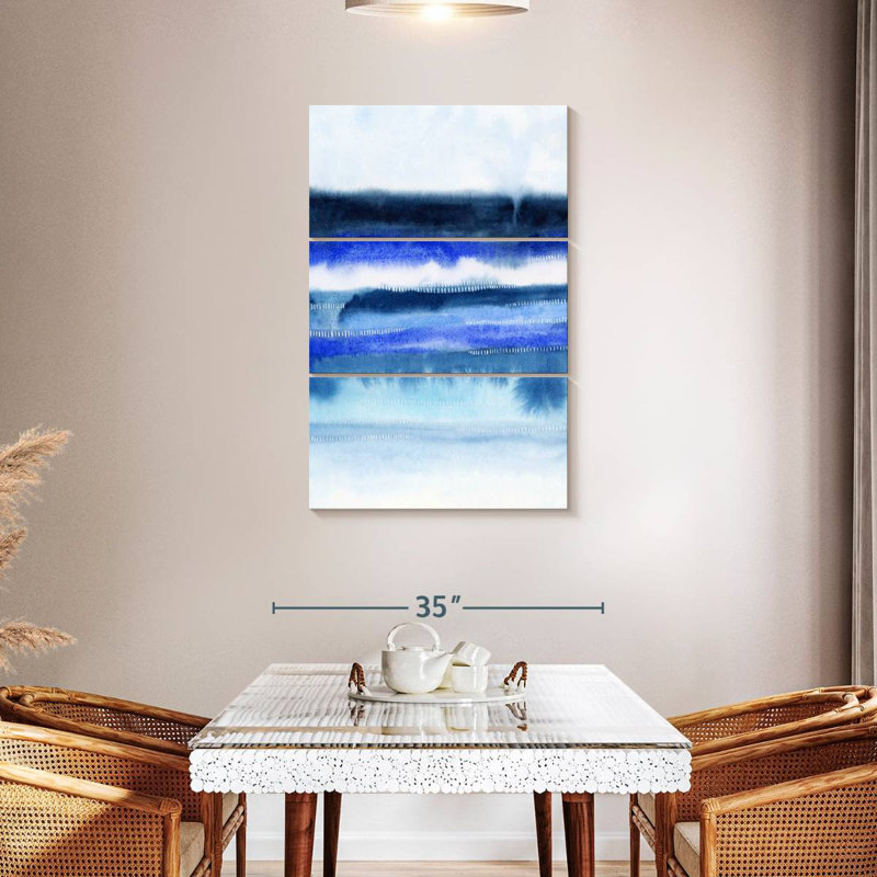 Avery, littoral abstrait II, H 38 po x l 24 po