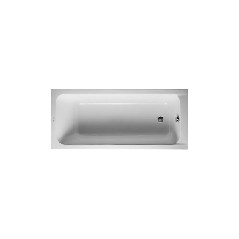 Duravit D-Code 63" x 27.5" Drop In Soaking Bathtub