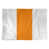 Blanc / orange ambré sélectionné
