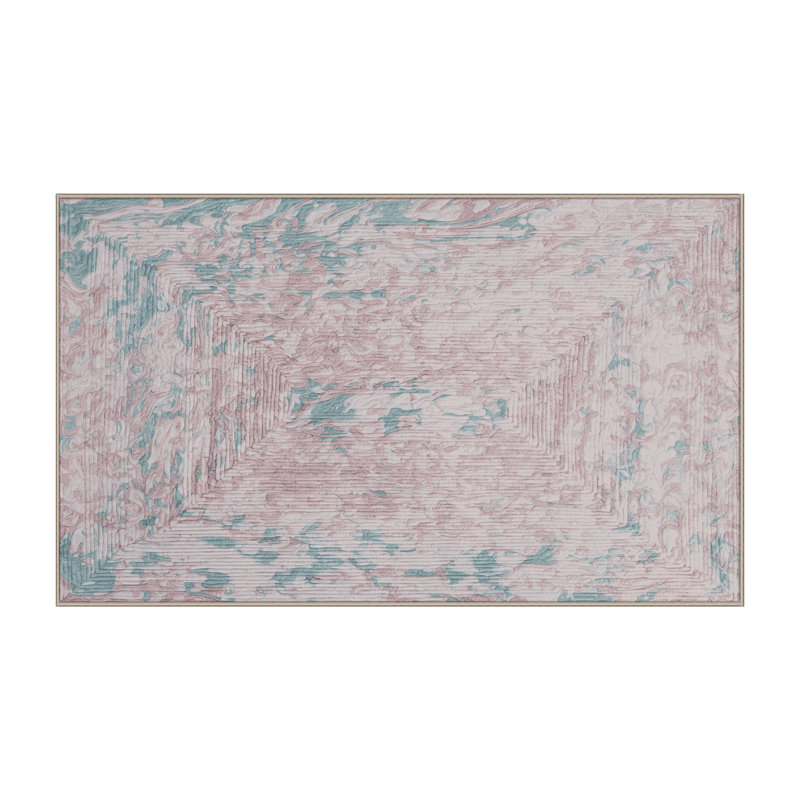 Tapis beige lavable à la machine, Tapis de couloir 2 pi x 5 pi